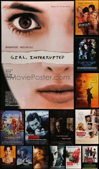 6h425 LOT OF 20 UNFOLDED MOSTLY DOUBLE-SIDED MOSTLY 27X40 ONE-SHEETS '90s-00s cool movie images!