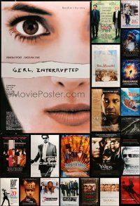 6h360 LOT OF 33 UNFOLDED DOUBLE-SIDED MOSTLY 27X40 ONE-SHEETS '90s-00s a variety of movie images!