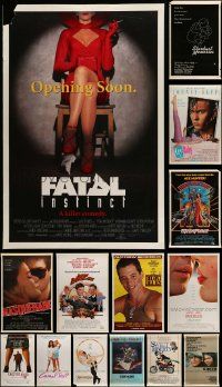 6h442 LOT OF 16 UNFOLDED MOSTLY SINGLE-SIDED 27X41 ONE-SHEETS '80s-90s a variety of movie images!