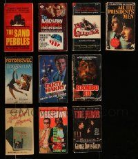 6h182 LOT OF 10 MOVIE ADAPTATION PAPERBACK BOOKS '60s-80s Dirty Harry, Sand Pebbles & more!