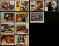 6h054 LOT OF 11 1960S LOBBY CARDS '60s great scenes from a variety of different movies!