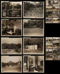 6h235 LOT OF 26 SOUTHERN YANKEE SET REFERENCE 8X10 STILLS '48 cool indoor & outdoor sets!