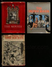 6h175 LOT OF 3 HARDCOVER MOVIE BOOKS '50s-70s Those Were the Good Old Days, The Movies & more!