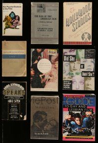 6h179 LOT OF 9 SOFTCOVER MOVIE BOOKS '50s-00s Hollywood Studios, Gay & Lesbian Film + more!