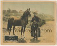 6j086 CANYON OF LIGHT LC '26 great full-length image of cowboy Tom Mix standing by his horse Tony!