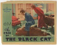 6j092 CASE OF THE BLACK CAT LC '36 Craig Reynolds beating up man on ground, Perry Mason mystery!