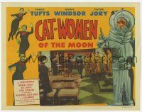 6j098 CAT-WOMEN OF THE MOON LC '53 Sonny Tufts, Marie Windsor & Victor Jory with several aliens!