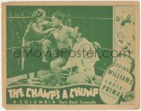 6j100 CHAMP'S A CHUMP LC '36 boxer Guinn Big Boy Williams in ring, Louia Prima, The King of Swing!