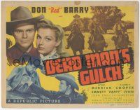 6j622 DEAD MAN'S GULCH TC '43 cowboy Don Red Barry, pretty Lynn Merrick, cool western images!