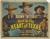 6j626 DEEP IN THE HEART OF TEXAS TC '42 Johnny Mack Brown, Fuzzy Knight, The Jimmy Wakely Trio!