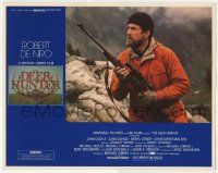 6j133 DEER HUNTER LC '78 directed by Michael Cimino, classic image of Robert De Niro w/rifle!