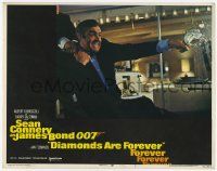 6j143 DIAMONDS ARE FOREVER LC #1 '71 Connery as James Bond w/ broken bottle attacked from behind!