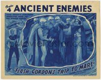 6j183 FLASH GORDON'S TRIP TO MARS chapter 4 LC '38 Queen's men hold Buster Crabbe & Shannon, rare!