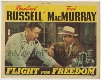 6j184 FLIGHT FOR FREEDOM LC '43 Fred MacMurray in story that was hushed before Pearl Harbor!
