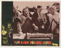 6j186 FOR A FEW DOLLARS MORE LC #5 '67 men stare intently at Lee Van Cleef with explosives!