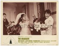 6j200 GRADUATE Embassy pre-Awards LC #5 '68 Dustin Hoffman grabs Ross from Bancroft at wedding!