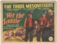 6j678 HIT THE SADDLE TC '37 The Three Mesquiteers, Bob Livingston, Ray Corrigan & Max Terhune!