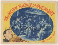 6j226 HORN BLOWS AT MIDNIGHT LC '45 great image of Jack Benny being thrown bodily from orchestra!