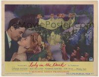 6j287 LADY IN THE DARK LC #6 '44 sexy Ginger Rogers w/Ray Milland & in huge dance number!