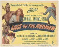 6j729 LAST OF THE REDMEN TC '47 Jon Hall, Evelyn Ankers, adapted from The Last of the Mohicans!
