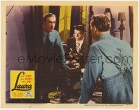 6j294 LAURA LC #7 R52 Dana Andrews confronts Clifton Webb looking at himself in mirror!