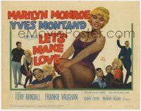 6j739 LET'S MAKE LOVE TC '60 four images of super sexy Marilyn Monroe & Yves Montand!