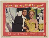 6j308 LOOK FOR THE SILVER LINING LC #8 '49 gorgeous June Haver with singing Gordon MacRae!