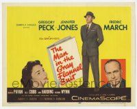 6j754 MAN IN THE GRAY FLANNEL SUIT TC '56 Gregory Peck, Jennifer Jones, Fredric March!