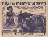 6j756 MANHUNT OF MYSTERY ISLAND chapter 6 TC '45 time machine, pirates & kidnapped Linda Stirling!