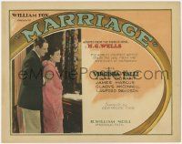 6j758 MARRIAGE TC '27 Virginia Valli goes from one bad match to another, from H.G. Wells novel, lost