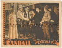 6j338 MEXICALI KID LC '38 cowboy Jack Randall is thanked by townspeople for saving them!