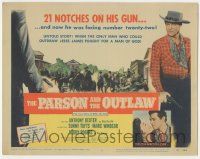 6j783 PARSON & THE OUTLAW TC '57 Anthony Dexter stars in the untold story of Billy the Kid!