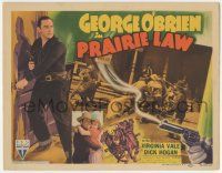 6j801 PRAIRIE LAW TC '40 full-length cowboy George O'Brien + cool smoking gun artwork!