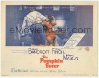 6j805 PUMPKIN EATER TC '64 Anne Bancroft, Peter Finch, marriage bed isn't always a bed of roses!