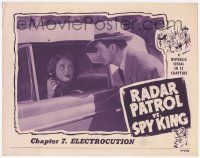 6j396 RADAR PATROL VS SPY KING chapter 7 LC '49 c/u of Kirk Alyn & Jean Dean, Republic crime serial!