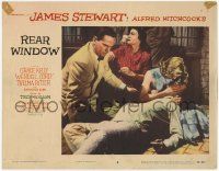 6j409 REAR WINDOW LC #8 '54 Hitchcock, Corey, Ritter & Grace Kelly comfort fallen James Stewart!
