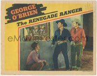 6j411 RENEGADE RANGER LC '38 George O'Brien & Texas Rangers watching for bad guys through window!