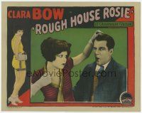 6j428 ROUGH HOUSE ROSIE LC '27 tough boxer Clara Bow threatens Reed Howes while grabbing his hair!