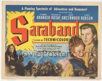 6j849 SARABAND FOR DEAD LOVERS TC '49 Stewart Granger in a spectacle of adventure & romance!