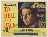 6j933 TO HELL & BACK TC '55 Audie Murphy's life story as a kid soldier in World War II!