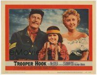 6j523 TROOPER HOOK LC #7 '57 Joel McCrea, Barbara Stanwyck gave the Apache chief a son!