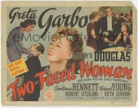 6j951 TWO-FACED WOMAN TC '41 Melvyn Douglas goes gay with pretty Greta Garbo, 1st since Ninotchka!