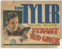 6j954 TYRANT OF RED GULCH TC '28 close images of cowboy Tom Tyler & young Frankie Darro, lost film!