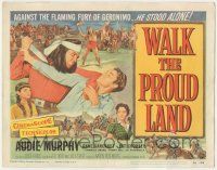 6j977 WALK THE PROUD LAND TC '56 Audie Murphy vs Jay Silverheels, Native American Anne Bancroft!