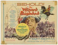 6j995 WIZARD OF BAGHDAD TC '60 great image of Dick Shawn in sexy Arabian harem!