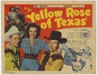 6j997 YELLOW ROSE OF TEXAS TC '44 great image of Roy Rogers with Dale Evans & Grant Withers!