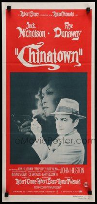 6k752 CHINATOWN Aust daybill R70s Amsel art of smoking Nicholson & Faye Dunaway, Roman Polanski!