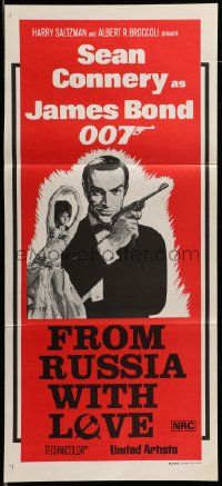 6k800 FROM RUSSIA WITH LOVE Aust daybill R70s Sean Connery as Bond 007!