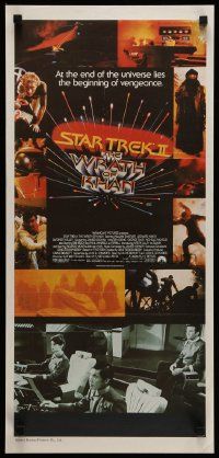 6k955 STAR TREK II Aust daybill '82 The Wrath of Khan, Leonard Nimoy, William Shatner
