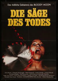 6k296 BLOODY MOON German '81 Jess Franco's Die Sage des Todes, Olivia Pascal & scissors!